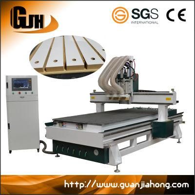 Furniture Processing, Multi Workstage, Three Spindles, Wood CNC Cutting and Engraving Machine