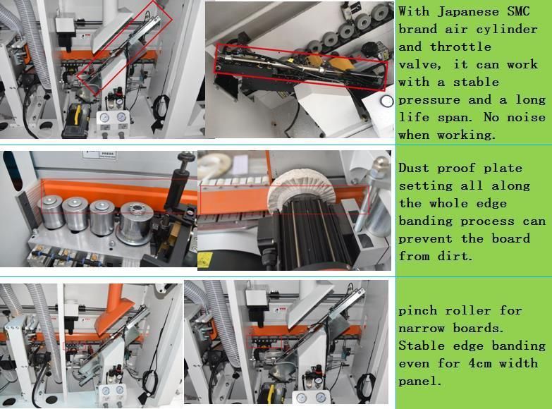 450A Automatic Edge Banding Machine with Corner Rounding Function for Woodworking