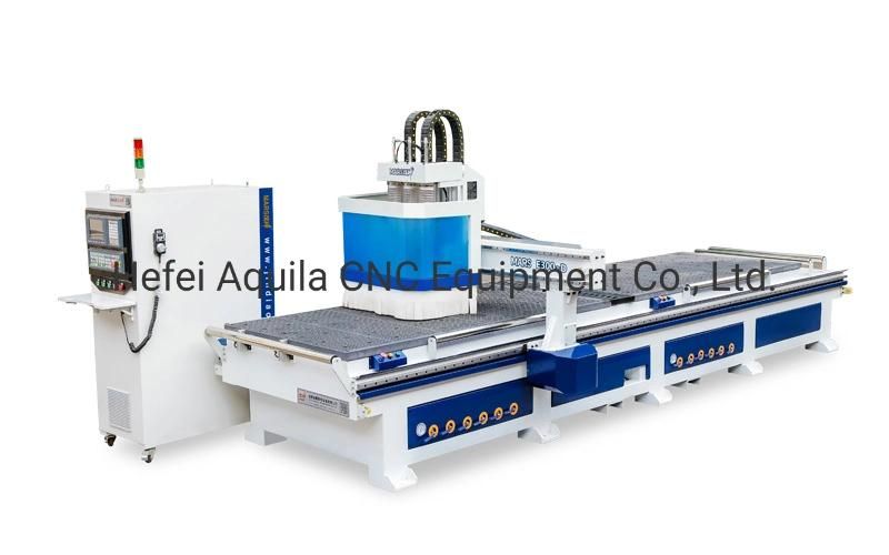 Mars E300 CNC Router Woodworking Cutting and Engraving Machine Atc Nesting Double Spindle Drilling Bank 5+4 Wood Machine 1325/1530/2030