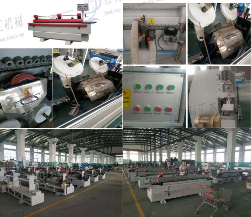 Heat Transfer Edge Bander Edge Banding Machine for Heat Transfer Foils to The Edge of The MDF Pieces Wood Edge Film Printing/ Film Transfer / Sealing Machine