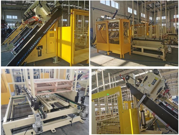 Sf9025 Automatic Stringer Pallet Nailing Machine for Wood