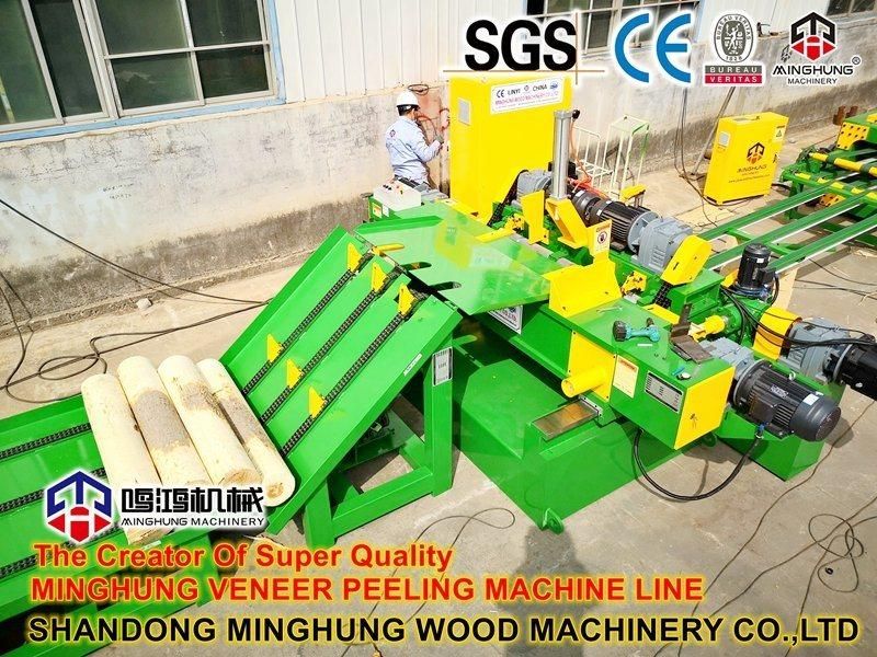 Wood Veneer Peeling Cutting Machine for Albizia Falcatta Keruing