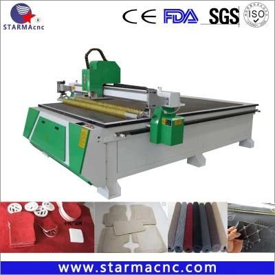 China CNC Router Supplier 1325 1625 with Wheel on The Table