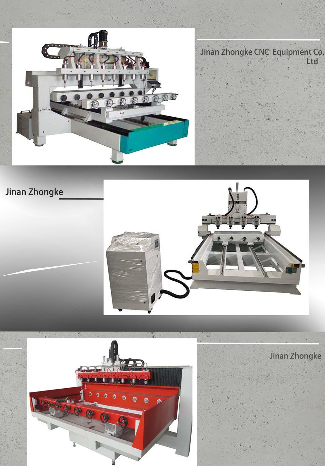 4 Axis Wood Working CNC Router with 8 Heads Machine