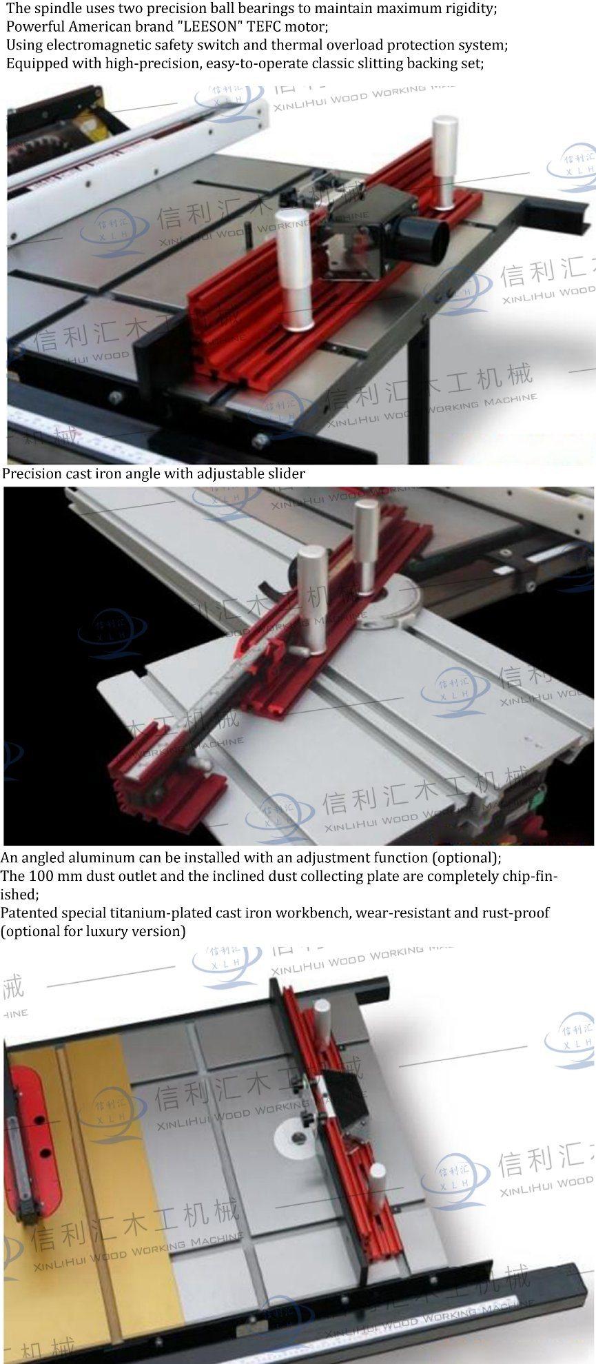 Table Saw with Sliding Table and Router Table for Workstation Woodworking