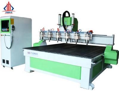 Router CNC Solid Furniture Decoration Interior Door Making Industry Advertising 3D Relief Engraving Machine