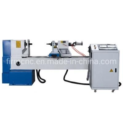 Single Axis Two Knives Automatic CNC Wood Turning Lathe for Railing