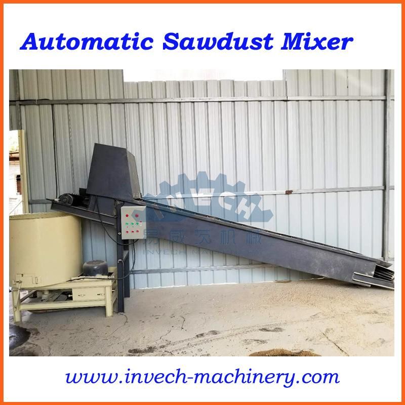 Glue Mixer for Compressed Sawdust Pallet Block Making