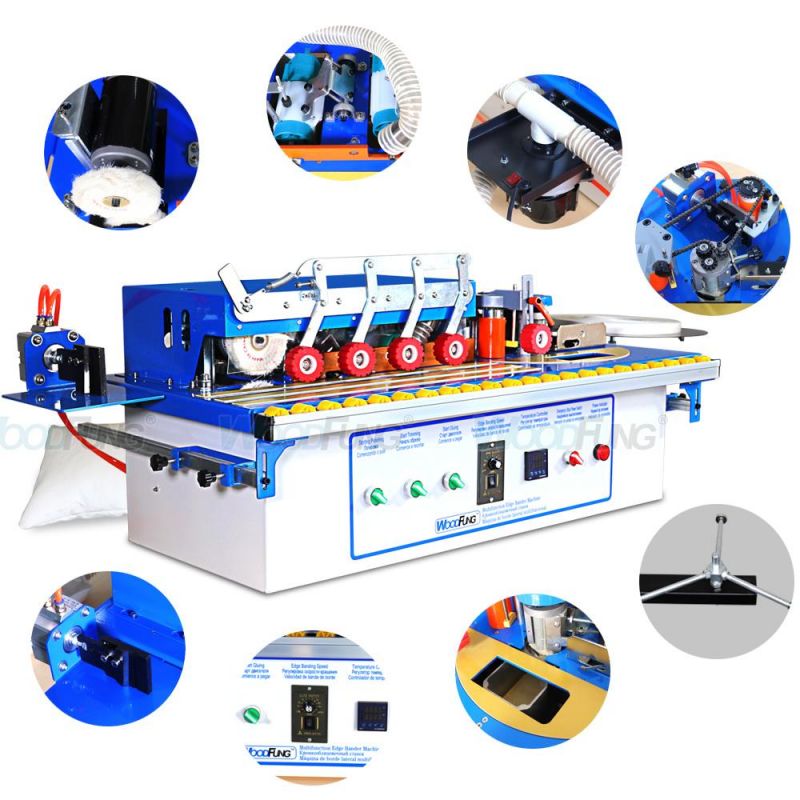 Woodworking Manual Edge Banding Machine with Trimming