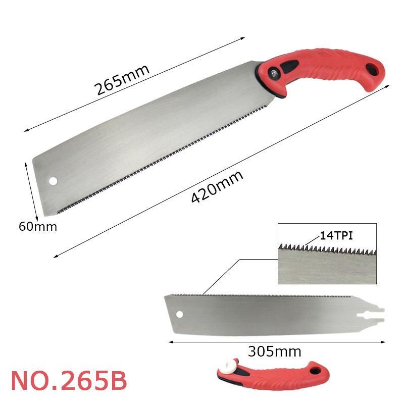 Double-Sided Hand Saw Woodcutter Saw Saw, Furniture Decoration Three Times Fast Hand Saw Fine-Toothed Garden Saw Blade