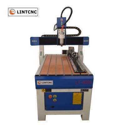 Ncstudio/Mach3/DSP Control System Mini 6090 Wood CNC Router 4axis Engraving Machine