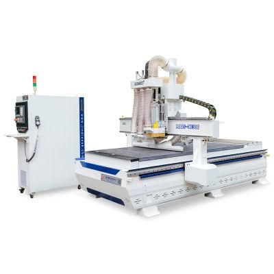 CNC Router with Drilling Bank Machine CNC Double Spindle CNC Router with Drilling Bank Cabinet Making Machine