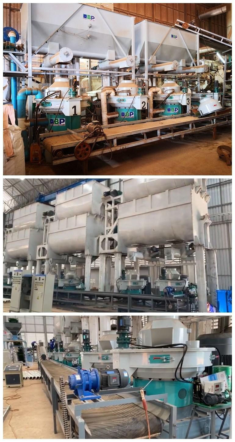 Shd Peanut Shell Raw Materials Good Design Biomass Ring Die Vertical Shaft Main Wood Pellet Mill