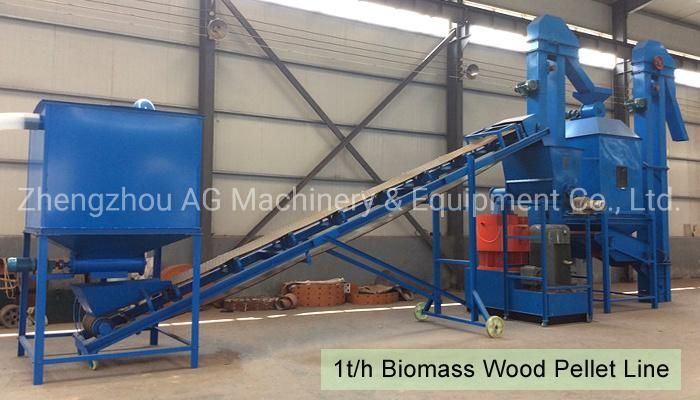 New Technology 1t Ring Die Biomass Pellet Mill, Wood Granulator, Sawdust Pelletizer, Wood Pelletizing Machine