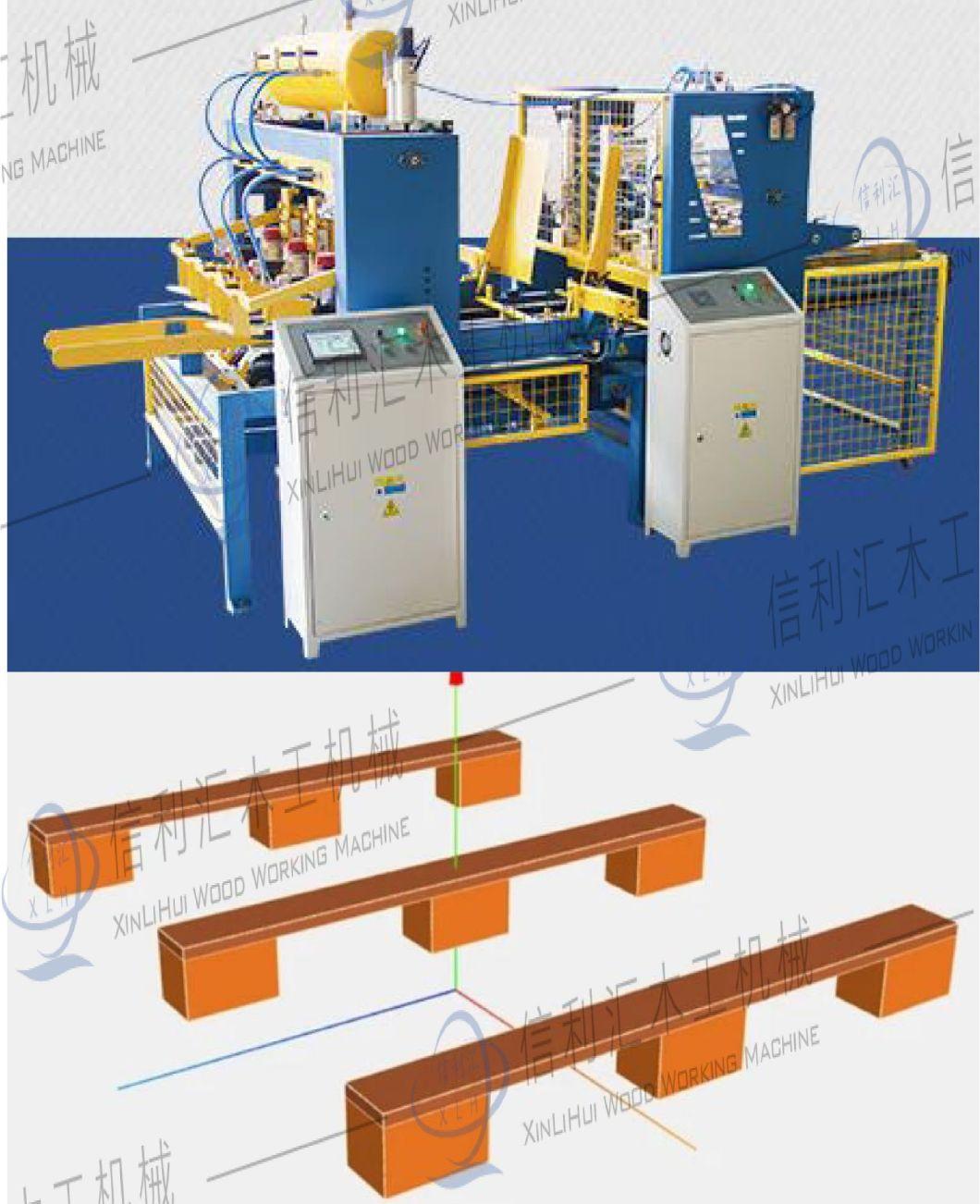 American Style Press Plywood Pallet Machine Processing Equipment Fumigation-Free Wooden Packing Equipment Wooden Pallet Making Machine