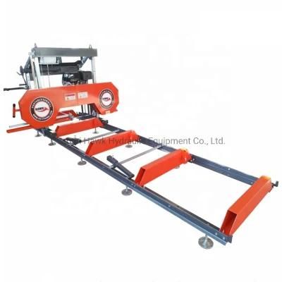 Hawk Horizontal Band Sawmill Wood Working Machine with Bandsaw