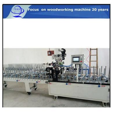 Woodworking Wood Profile Wrapping PVC and Veneer Laminating Machine/ PUR Hot Melt Adhesive Wallboard Decorative Puv Woodworking Coating Machine