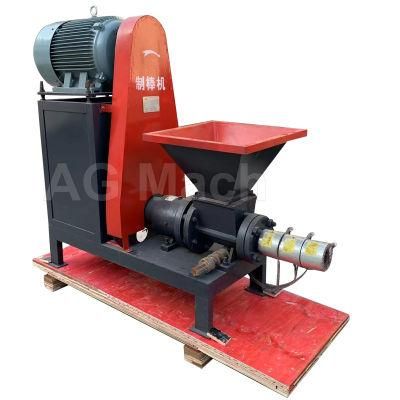 Automatic Biomass Briquette Extruder, Biofuel Wood Sawdust Briquette Press, Charcoal Briquette Making Machine