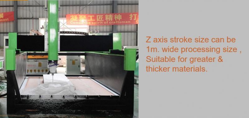 Whole Steel Structure Single-Head 3D CNC Carving Machine Styrofoam Cutting Machine for Mold Industry