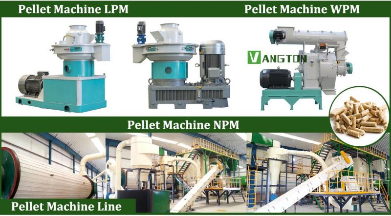 Sawdust Biomass Wood Pellet Machine Granulator 160 Kw Ring Die Pellet Machine 760 2-2.5 T/H