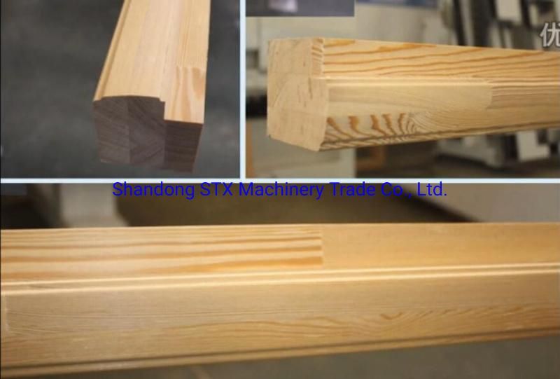 Solid Wood Moldings Profile Planing Moulding Machine 6 Spindle 4 Side Planer Moulder