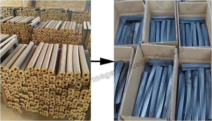 Factory Sale Screw Type Wood Press Briquette Machine with Low Price