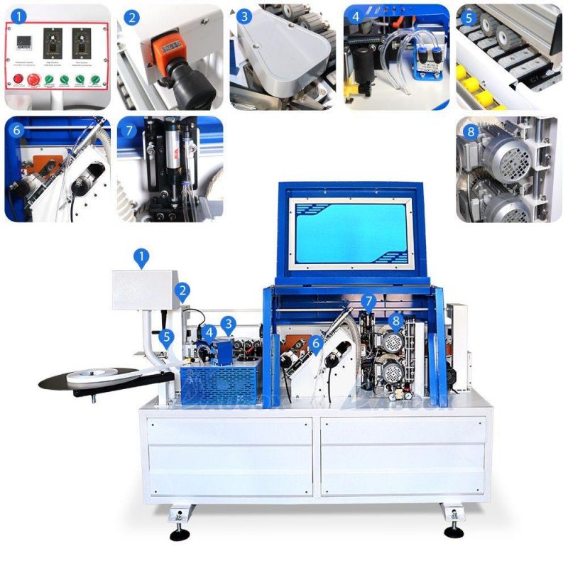 Wood Edge Banding Machine Automatic Multi-Functional Edge Bander for Woodworking