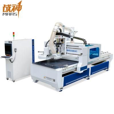 S400-K2 Tracking Mode Circular Tools Magazine CNC Processing Machine/Router for Wooden Windows