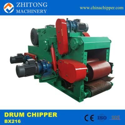 Bx216 Wood Chips Making Machine 10-15 Tons/H Drum Wood Chipper