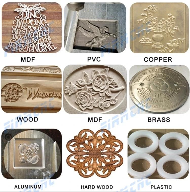 Popular Wood Panel Furniture Cabinet Making 3D CNC Engraving Machine