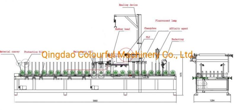 1300mm Woodworking MDF Panel PVC Film Laminating Machine