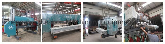 Leabon Electric Wood Cutting Saw Logs Sawing Horizontal Band Sawmill