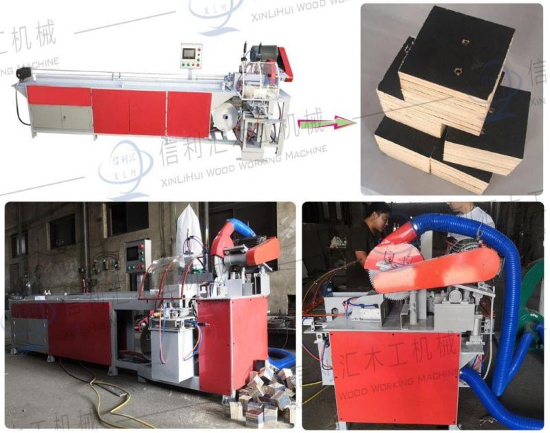 Wooden Pallet Cutting Machine Plywood Block Fully Automatic Pallet Square Pier Machine Plywood Nail Pier Machine