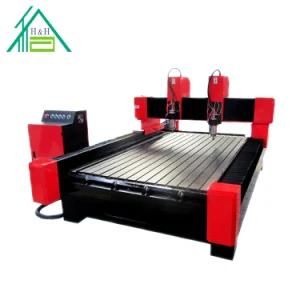 Two Spindle Stone CNC Router/Double Heads 3D CNC Router Machine