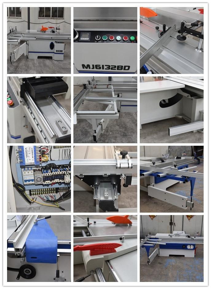 Mj6132tz Horizontal Sliding Table Saw Woodworking Cutting Machine