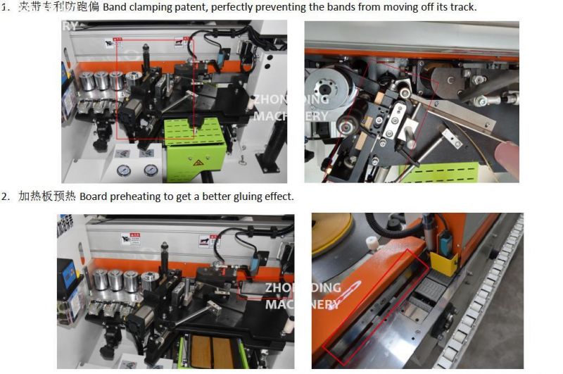 Mf450p Auto Edge Banding Machine with Pre-Milling