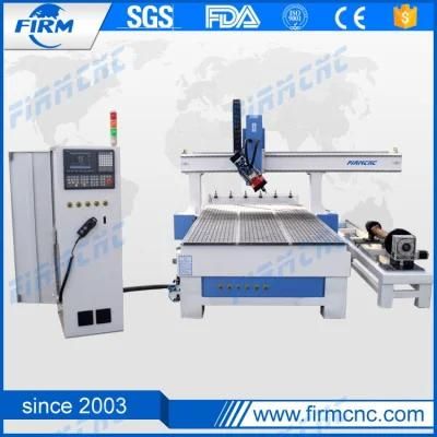 China Sale 9kw Hsd Spindle Automatic Tool Change Working 4 Axis CNC Router 1530