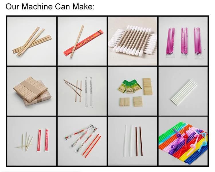 High Quality Wooden Skewer Cotton Stick BBQ Stick Making Machine