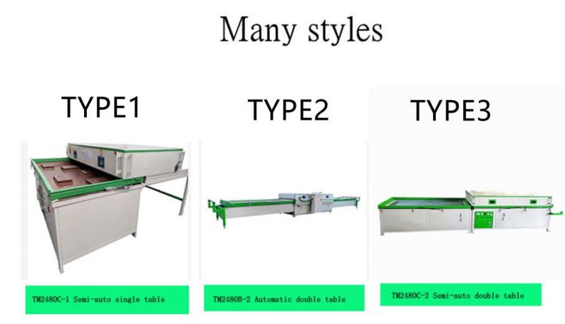 Automatic PVC Door Making Hot Line Vacuum Membrane Press Machine