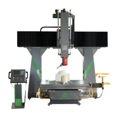 5 Axis Wood CNC Router Machine Price for 3D Wood Foam Acrylic Mould