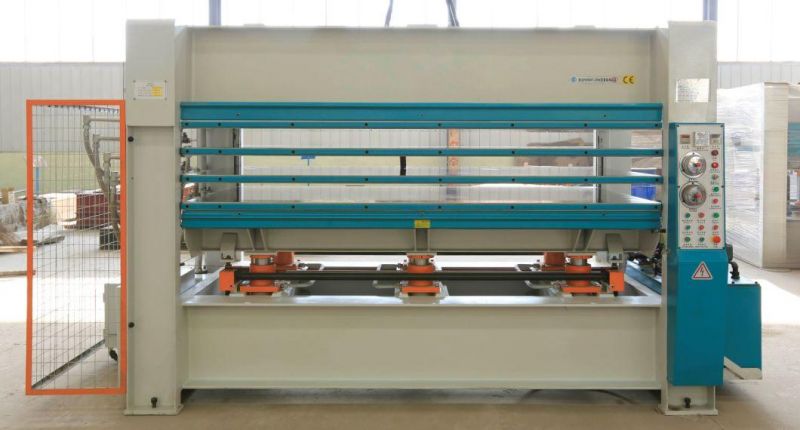 High Efficiency Automatic Woodworking Laminating Hot Press Machine