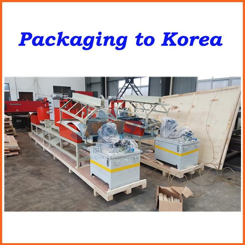 Fully Automatic Wood Sawdust Pallet Block Extruding Machine From China