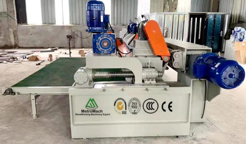 Plywood Log Core Veneer 4FT CNC Spindleless Peeling Machine