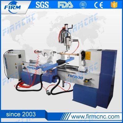 3000mm Length Automatic CNC Wood Turning Lathe Machine with Spindle