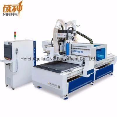 Mars S400 3 Axis CNC Machining Center with Atc System for Woodworking