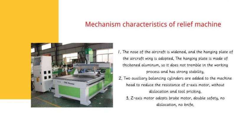 CNC Router Support Customized High-Power Relief Four Plane Engraving Machine One Drag Four Relief Engraving Machine