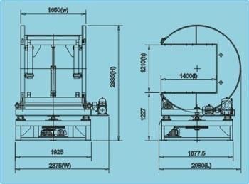 Overturn Plywood Panel Machine in Plywood Production Line