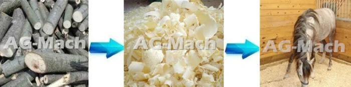 Horizontal Type Wood Shavings Making Machine for Horse Bedding