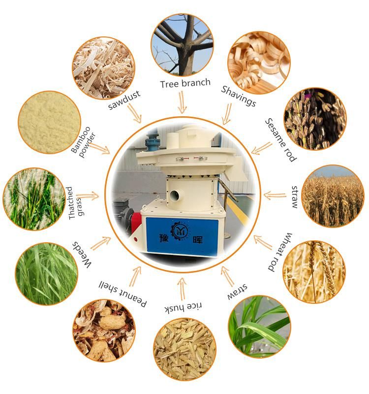 Biomass Wood Pellet Mill for Sawdust and Wood Shavings