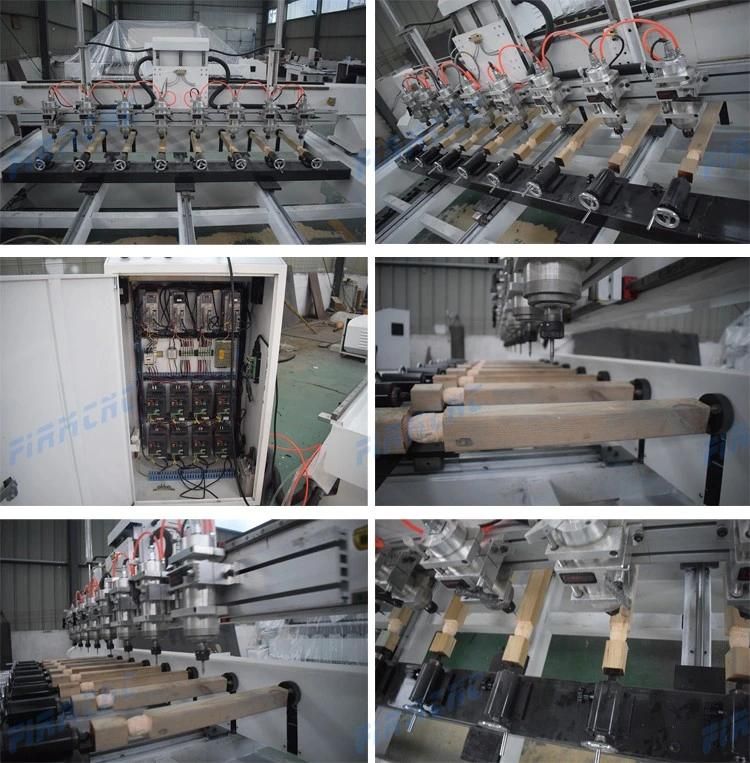 Multi-Spindles 3D Carving Milling Engraving Wood CNC Router for Chair Table Legs